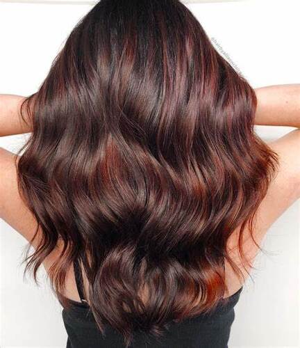 Chocolate Cherry Brown Hair Color