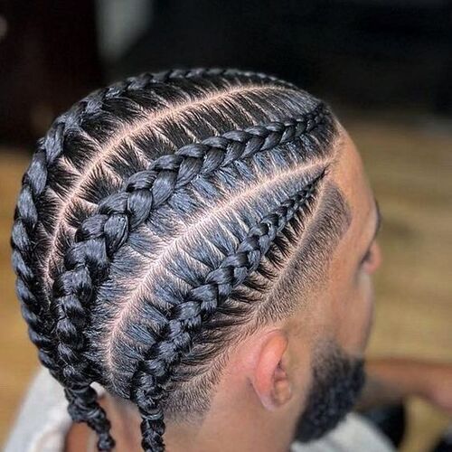 Taper Fade with Braids